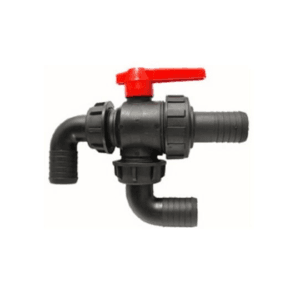Zawór kulowy 3 drożny fi 25 - AP25ZK2_25 - AGROPLAST