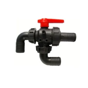 Zawór kulowy 3 drożny fi 32 - AP25ZK1_32 - AGROPLAST