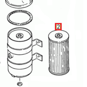 FILTR OLEJU SILNIKOWEGO - 01168469 - SDF