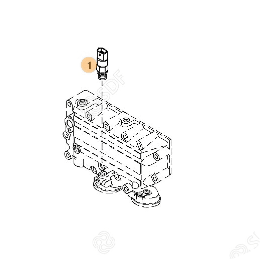 Czujnik ciśnienia oleju DEUTZ - 04215774 - SDF 2 Czujnik ciśnienia oleju DEUTZ - 04215774 - SDF