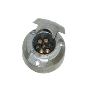 Gniazdo 7 stykowe, żeńskie, aluminiowe