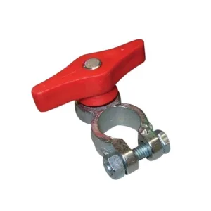 Klema akumulatora z motylkiem +, Ø otworu 8, Przekrój kabla 16/35