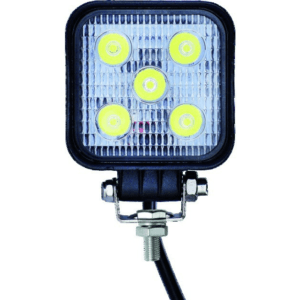 Lampa robocza LED, kwadratowa - 12/24V - 15W - 9 LED - 600 LM - IP67 - ECE R10 CE