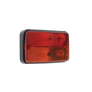 Lampa tylna - 3 funkcje - 120x80x34 mm - Rozstaw 58mm