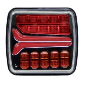 Lampa tylna, prawa LED, 4 funkcje - 12/24V - IP67 - ECE E4