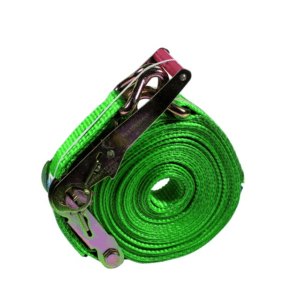 Pas mocujący 50mm, 5T, Dł.10m, haki zwarte, zielony