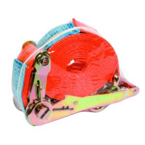 Pas mocujący 50mm, 5T, Dł.5m, 2 haki zwarte, pomarańczowy