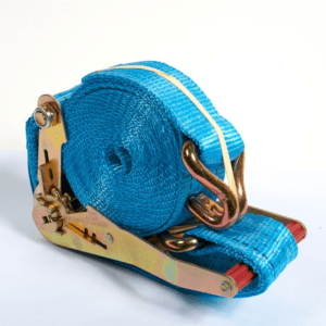 Pas mocujący 50mm, 6T, Dł.5,5m, 2 haki zwarte, niebieski