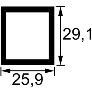 Rura – 25,9X29,1 – Dł. 1000 (1)