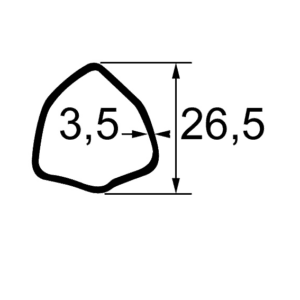 Rura – Typ 104 – 26,5X3,5 – Dł. 1000 (1)