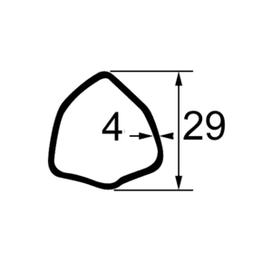 Rura – Typ 204 – 29X4 – Dł. 1000