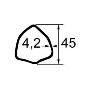 Rura – Typ 504 – 45X4,2 – Dł. 1000