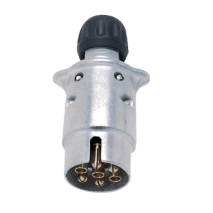 Wtyczka 7 stykowa, męska - ALUMINIUM - JAEGER ERICH