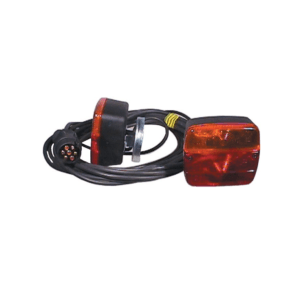 Zestaw lamp tylnych na magnes, 4 funkcyjne + kabel 12m (blister)