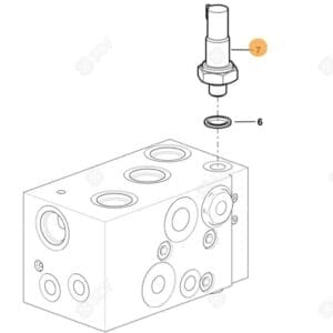 Czujnik ciśnienia hydraulicznego 15 bar - Presostat - 2.7099.670.0/20 - SDF