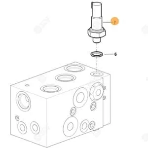 Czujnik ciśnienia hydraulicznego 15 bar - Presostat - 2.7099.670.0/20 - SDF