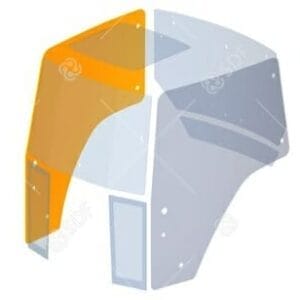 SZYBA DRZWI PRAWE - 0.015.5532.0/40 - SDF