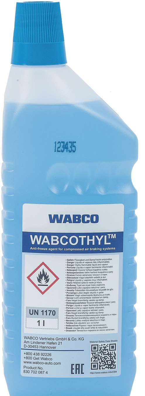 Wabcothyl - środek przeciwzamarzający do pneumatyki - 1L - 8307020874 - WABCO 1 Wabcothyl - środek przeciwzamarzający do pneumatyki - 1L - 8307020874 - WABCO