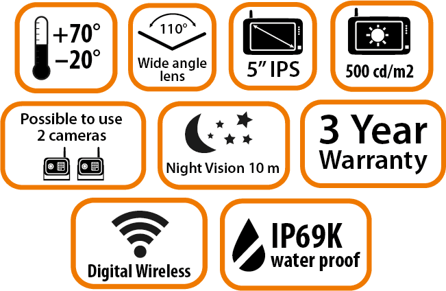 Kamera do przyczepy dla koni - TRAILERCAM HD - LUDAFARM 9 Kamera do przyczepy dla koni - TRAILERCAM HD - LUDAFARM