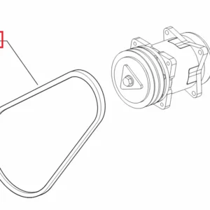 PAS KLINOWY 13X1000 - 04452801 - SDF