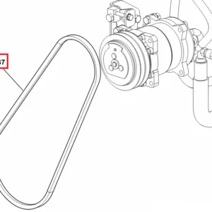 PAS KLINOWY SPRĘŻAKI KLIMATYZACJI - 04455177 - SDF