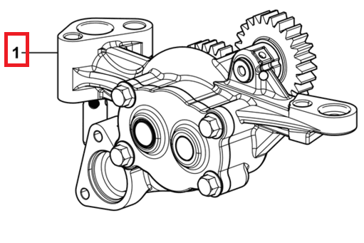 Pompa oleju silnikowego - 0.019.4190.4/50 - SDF 1 Pompa oleju silnikowego - 0.019.4190.4/50 - SDF