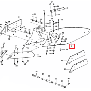 ODKŁADNICA 46W Prawa - 930.77.030.0 - Pottinger