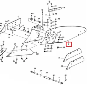 ODKŁADNICA 46W Prawa - 930.77.030.0 - Pottinger