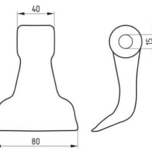 Bijak - Młotek mulczarski HQ - 221333 - RM33