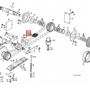 ŁAŃCUCH ROLKOWY - 462.186 - Pottinger