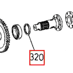 PIERŚCIEŃ USZCZELNIAJĄCY WAŁKA WOM - 04331422 - SDF