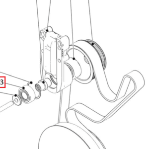 Łożysko rolki - 01149083 - SDF