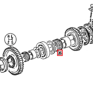 ŁOŻYSKO WAŁKA SKRZYNI BIEGÓW - 01175577 - SDF