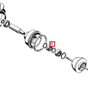 ŁOŻYSKO HYDRAULICZNEJ DMUCHAWY CHŁODZĄCEJ - 01173591 - SDF