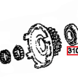 ŁOŻYSKO WAŁECZKOWE SKRZYNI BIEGÓW - 0.900.2100.3 - SDF