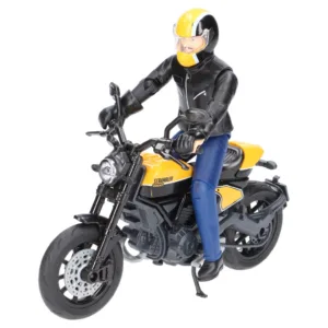 Motocykl Ducati Scrambler Full Throttle z kierowcą- 63053 - BRUDER