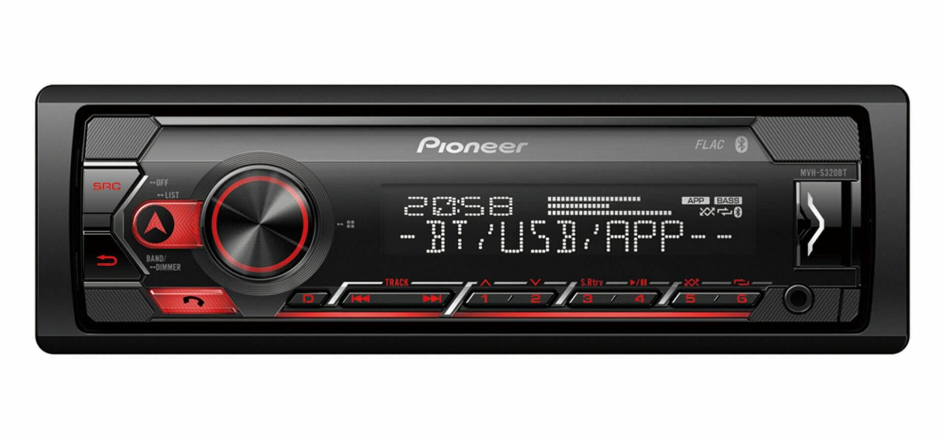Radio do ciągnika 1-Din - MVH-S320BT - Pioneer 1 Radio do ciągnika 1-Din - MVH-S320BT - Pioneer