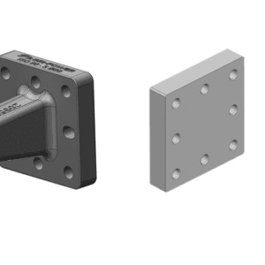 Zaczep kulowy przyczepy z płytą montażową 145x145 - AgriPower