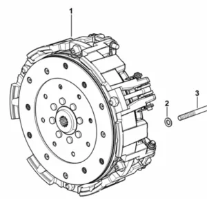 Sprzęgło kompletne 9" - 0.012.5851.4/20 - SDF