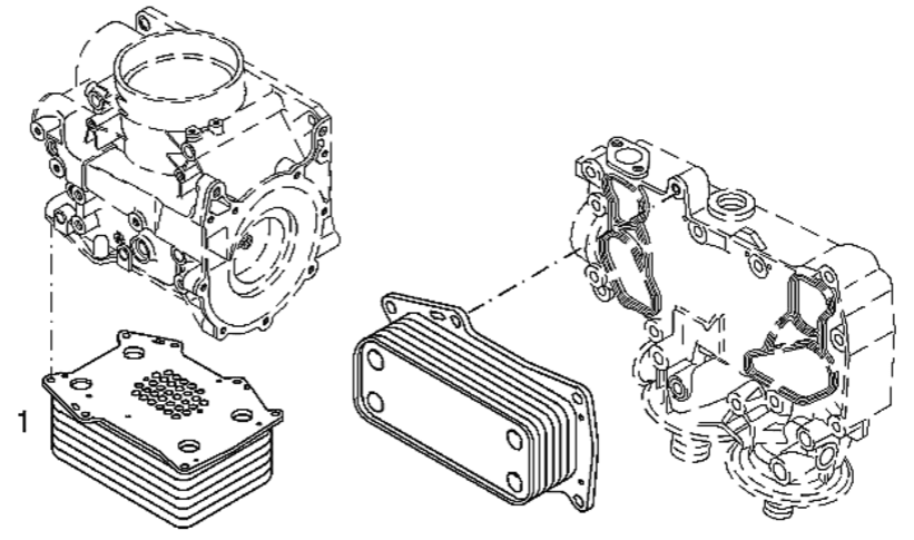 CHŁODNICA OLEJOWA - 04915767 - SDF 1 CHŁODNICA OLEJOWA - 04915767 - SDF