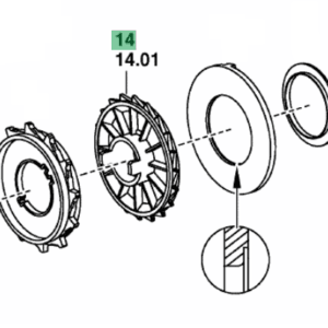 Koło wysiewające - 8612.20.038.0 - Pottinger