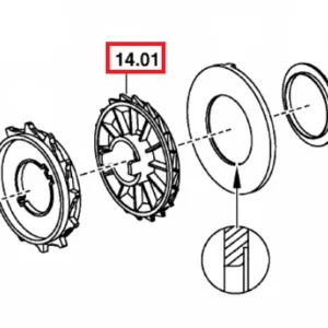 Koło wysiewające - 8611.20.038.1 - POTTINGER