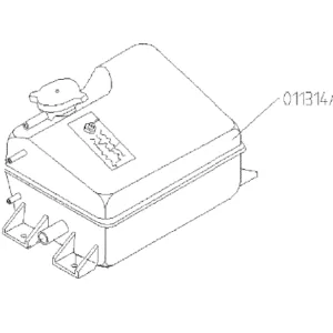 Zbiornik oleju hydrostatyki jazdy - 011314aa - Merlo