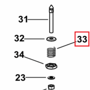 Sprężyna blokady maski - 2.4019.804.2 - SDF