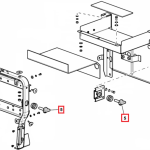 Gałka pokrywy silnika - 0.467.7223.2 - SDF