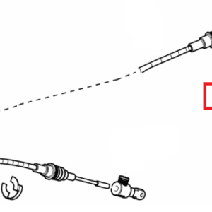 Cięgno linka wałka WOM - 0.013.0454.3/20 - SDF