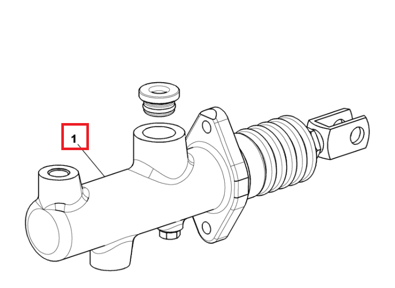 Pompa hamulcowa - 0.015.6513.4 - SDF 1 Pompa hamulcowa - 0.015.6513.4 - SDF