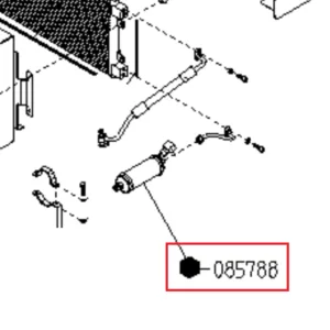 FILTR Z CZUJNIKIEM CIŚNIENIA KLIMATYZACJI - 085788 - MERLO