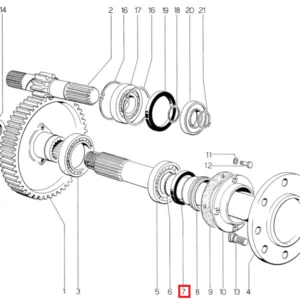 Simmering 80x100x13 - 2.1529.005.0 - SDF
