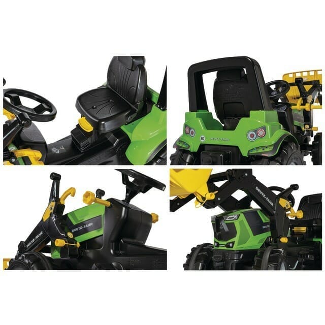 Traktor na pedały Deutz Fahr z ładowaczem - NOWA SERIA – ROLLY TOYS 2 Traktor na pedały Deutz Fahr z ładowaczem - NOWA SERIA – ROLLY TOYS